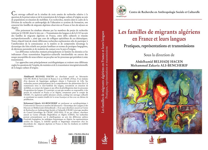 Les familles de migrants algériens en France et leurs langues. Pratiques, représentations et transmissions